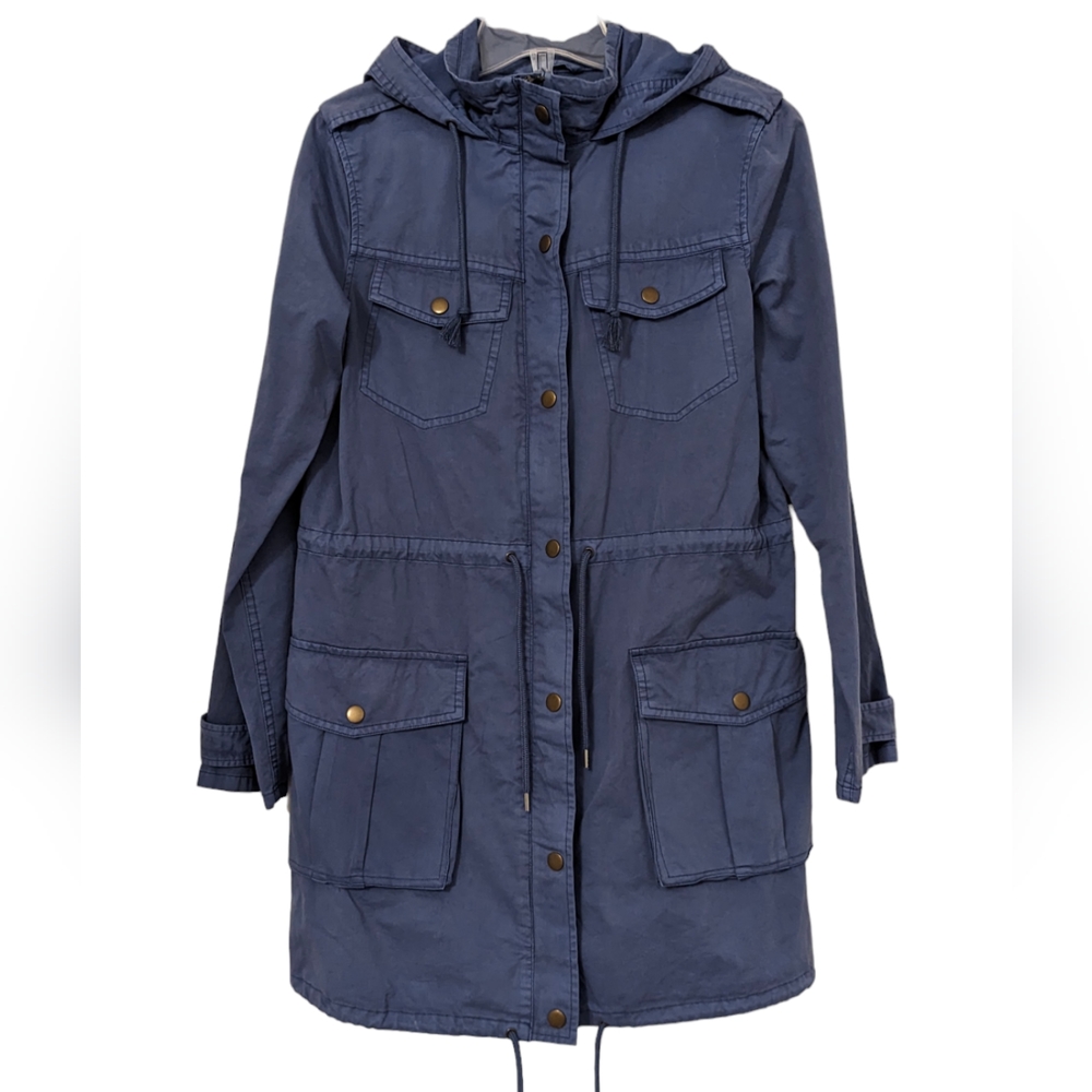 Joe Boxer Light Canvas Jacket Dusty Blue Size Small US